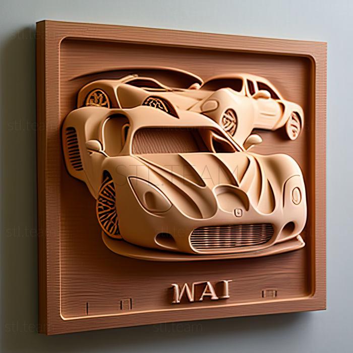 3D модель Maserati MC12 (STL)